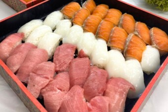 お任せ握り　※1人3貫目安で30貫（マグロ、イカ、サーモン）