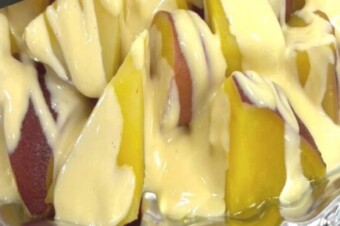ホクホクさつまいも～チーズソース和え～